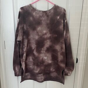 Universal Thread Mauve Tie-Dye Pullover Sweatshirt